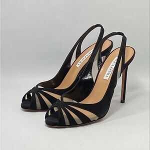 Aquazzura The Spy Suede pumps size 38.5